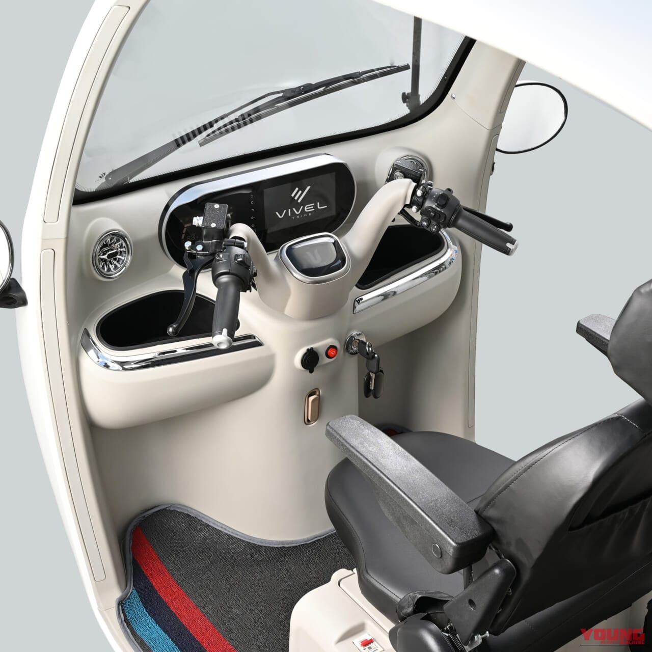 VIVEL TRIKE COCO｜【EVトライク】かわいすぎる3人乗り「ビベルトライク COCO」登場：ディスクブレーキ採用＆全7色のカラバリで実用性とデザイン性高め