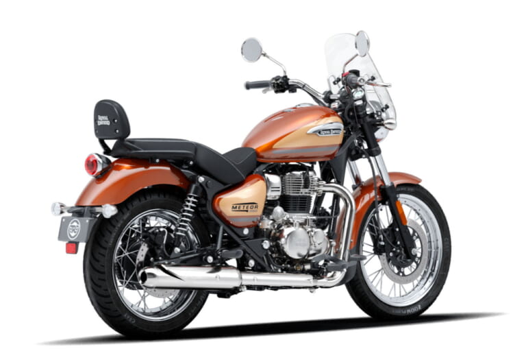 ロイヤルエンフィールド|メテオ350 サンダウナー スペシャルエディション|簡易ナビが全車装備に! ロイヤルエンフィールドが新型クルーザー「メテオ350」を発表、A&SクラッチやUSB-C急速充電ポート、LEDライトも
