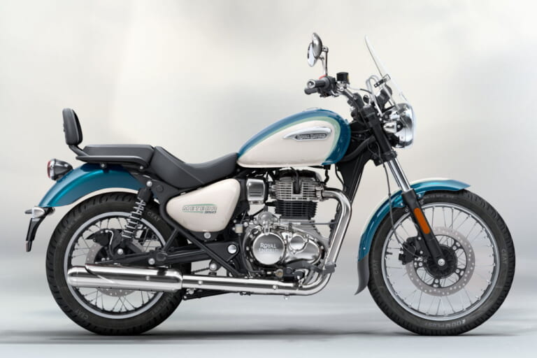 ロイヤルエンフィールド|メテオ350|簡易ナビが全車装備に! ロイヤルエンフィールドが新型クルーザー「メテオ350」を発表、A&SクラッチやUSB-C急速充電ポート、LEDライトも