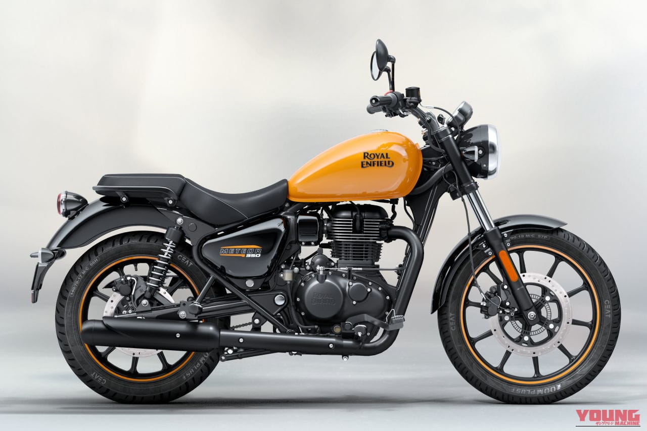｜簡易ナビが全車装備に！ ロイヤルエンフィールドが新型クルーザー「メテオ350」を発表、A＆SクラッチやUSB-C急速充電ポート、LEDライトも