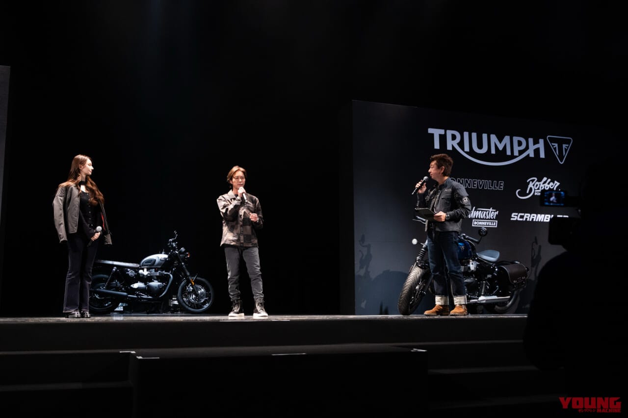 【イベント】ダレノガレ明美がトライアンフの新アンバサダーに! 大型を駆るガチのバイク愛を語る｜【トライアンフ(Triumph)イベント】ダレノガレ明美が新アンバサダーに! 大型を駆るガチのバイク愛を語る