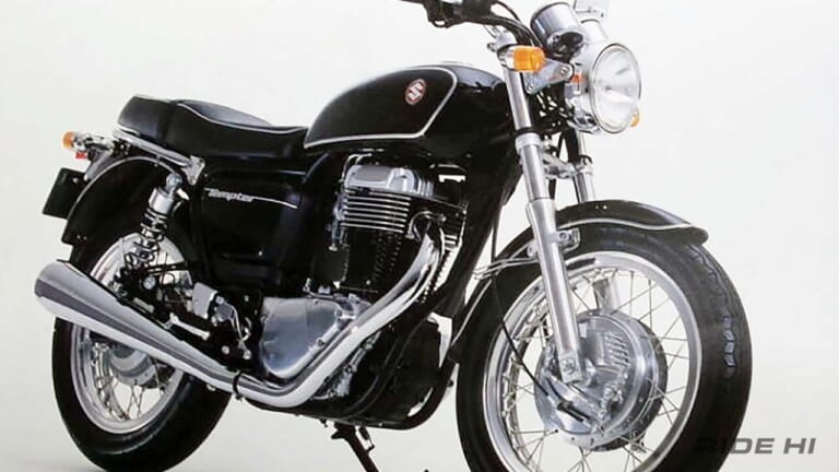 「これぞ垂直」「ツーリーディング!?」スズキのビッグシングル『テンプター』はこだわり満載のトラッド・スポーツぶり！