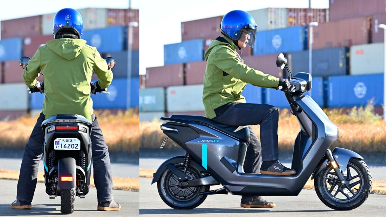 ヤマハ｜JOG E｜【バッテリーを交換しながら走り回れ!】ヤマハの新型電動スクーター「JOG E」’25モデル試乗レポート