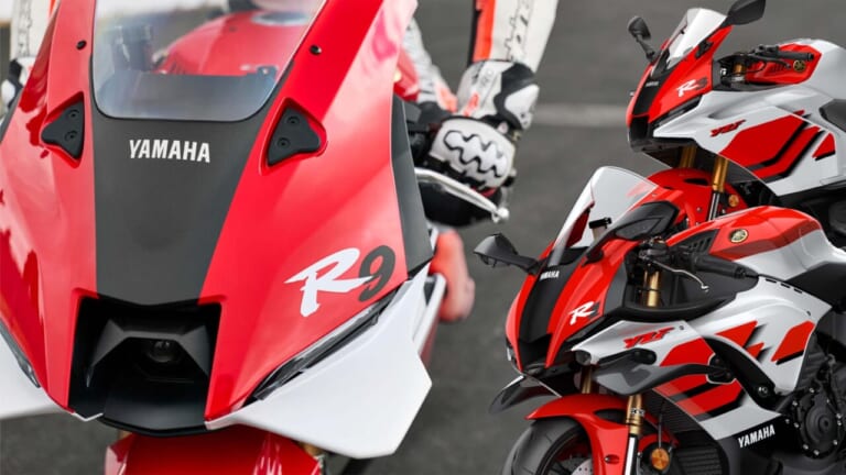 【限定発売】伝説のOW-02カラーで揃い踏み！ ヤマハが創立70周年記念モデルを「YZF-R」シリーズ全5機種で展開［R1、R9、R7、R3、R25］