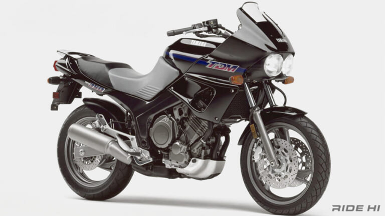 ヤマハ|TDM850|「今では主流」「最新YZF-R7がコンセプト継承?」ヤマハ『TRX850』は270°位相パラツインをメジャー化した!