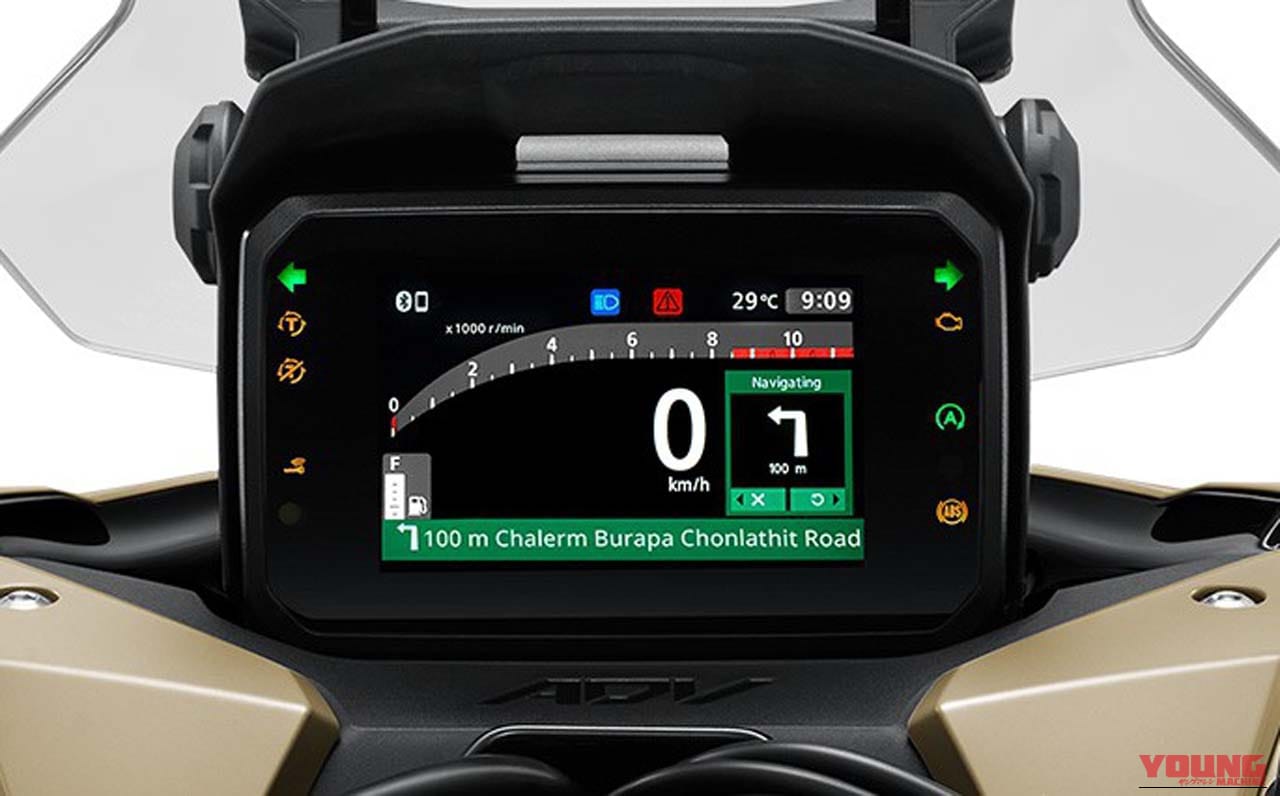 ホンダ|ADV160|タイ仕様|2026年モデル|ホンダ新型「ADV160」登場! 5インチTFTを採用、“ブラックエディション”も新設定の軽二輪スクーター【海外】
