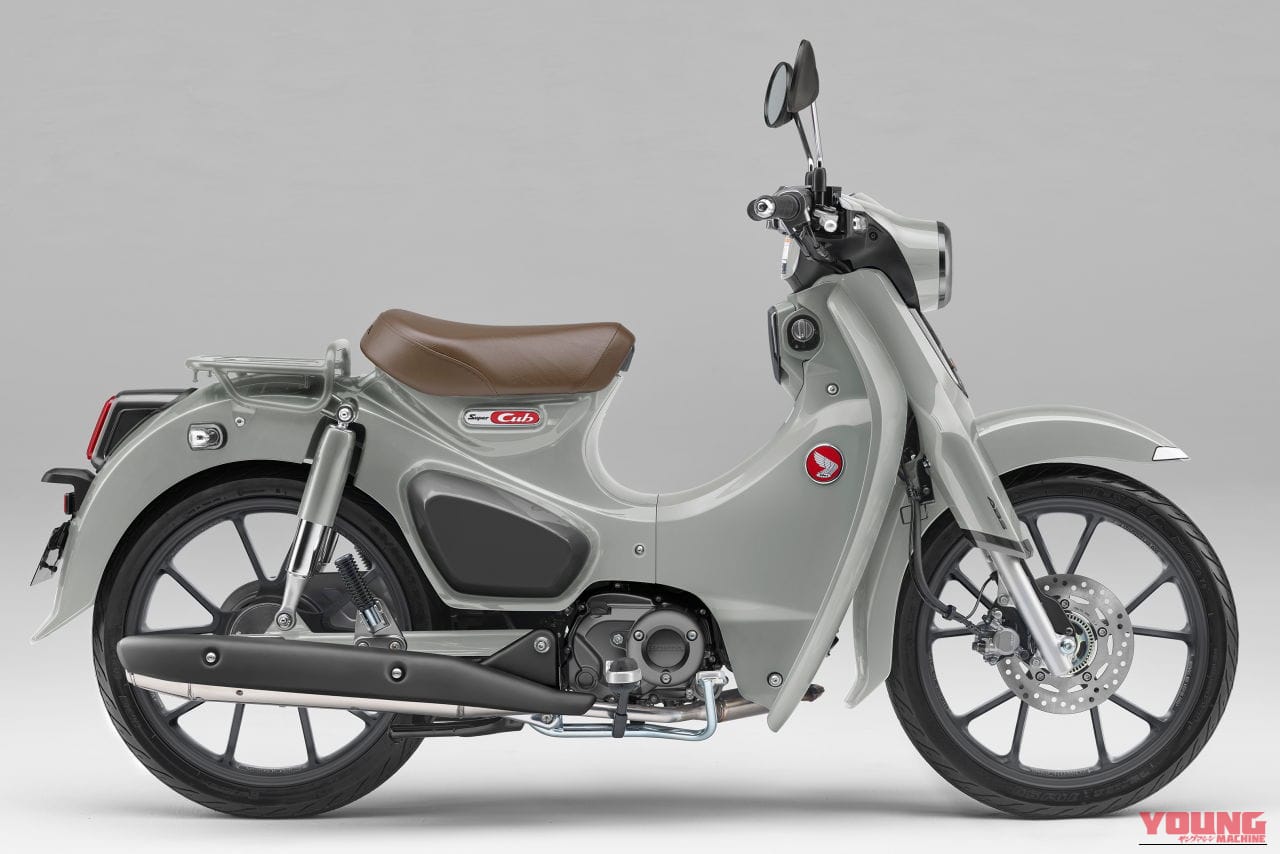 ホンダ|スーパーカブC125|2026年モデル|ホンダ「スーパーカブC125」に新色グレーとシルバーが登場! シートやホイールもそれぞれ異なる色を採用