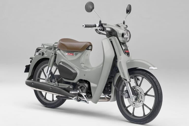 ホンダ｜スーパーカブC125｜2026年モデル｜ホンダ「スーパーカブC125」に新色グレーとシルバーが登場！ シートやホイールもそれぞれ異なる色を採用