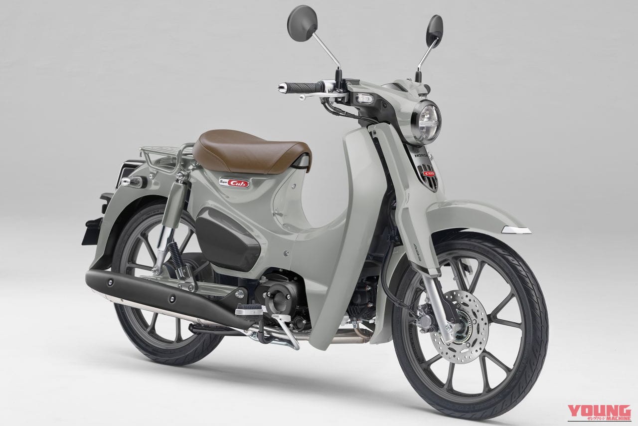 ホンダ|スーパーカブC125|2026年モデル|ホンダ「スーパーカブC125」に新色グレーとシルバーが登場! シートやホイールもそれぞれ異なる色を採用