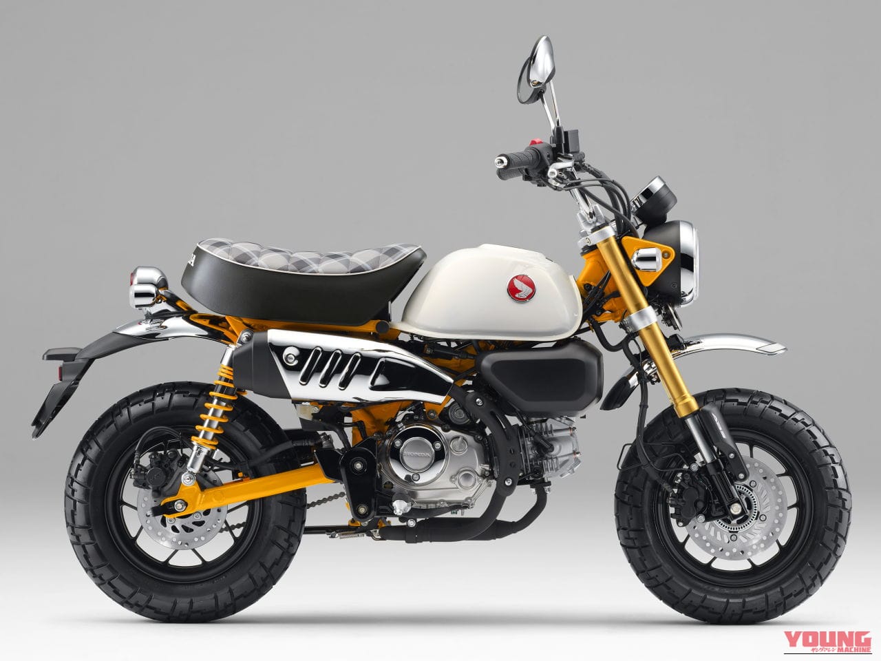ホンダ|モンキー125|2026年モデル|日本独自カラーも! “チェック柄シート”復活のホンダ「モンキー125」、2026年モデルは3月6日発売