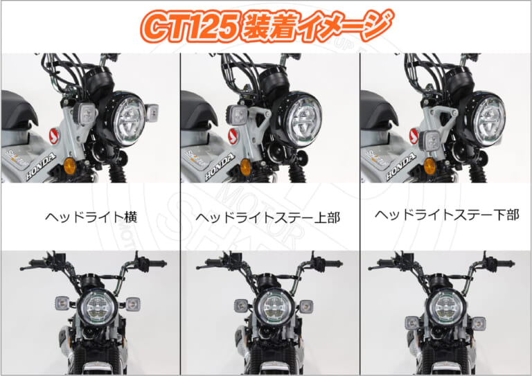 CT125ハンターカブのハンドル交換をスマートに。シフトアップ「ウインカーダウンステー」で実現する理想のフロントまわり｜CT125ハンターカブのハンドル交換をスマートに。シフトアップ「ウインカーダウンステー」で実現する理想のフロントまわり