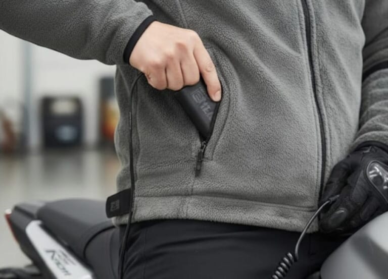 配線の呪縛から解放される冬。バイクを降りても暖かい「e-HEAT」専用バッテリーがショートツーリングの最適解!?