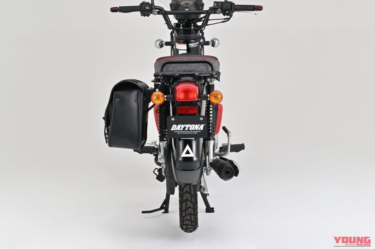 DAYTONA サドルバッグサポート（ベルトループ一体型） CC110（'18～'25） 【EX-TOUCH対応】｜【クロスカブ110カスタム】積載革命! デイトナ「サドルバッグサポート」でキャンプツーリング仕様にしよう