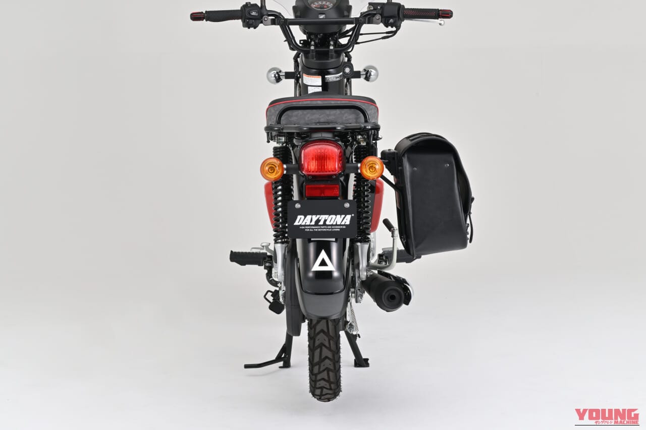 DAYTONA サドルバッグサポート(ベルトループ一体型) CC110('18~'25) 【EX-TOUCH対応】|【クロスカブ110カスタム】積載革命! デイトナ「サドルバッグサポート」でキャンプツーリング仕様にしよう