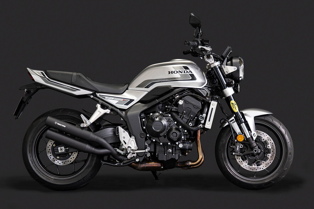 【速報】CB1000Fに“本命”の2本出し。トリックスターから「ネオクラ」極まるスリップオンが登場！