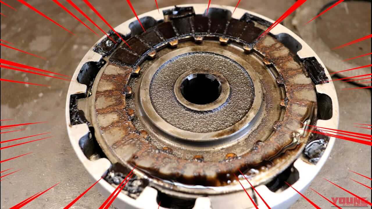 【注意喚起】放置旧車なら絶対交換!  クラッチのフリクションディスクは劣化するとどんでもないことになります