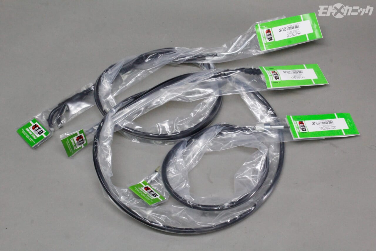 丸中洋行｜NTB部品｜ワイヤーケーブル｜純正同等のリペアパーツ、NTB「規格部品」で行う効率の良いバイクの補修方法