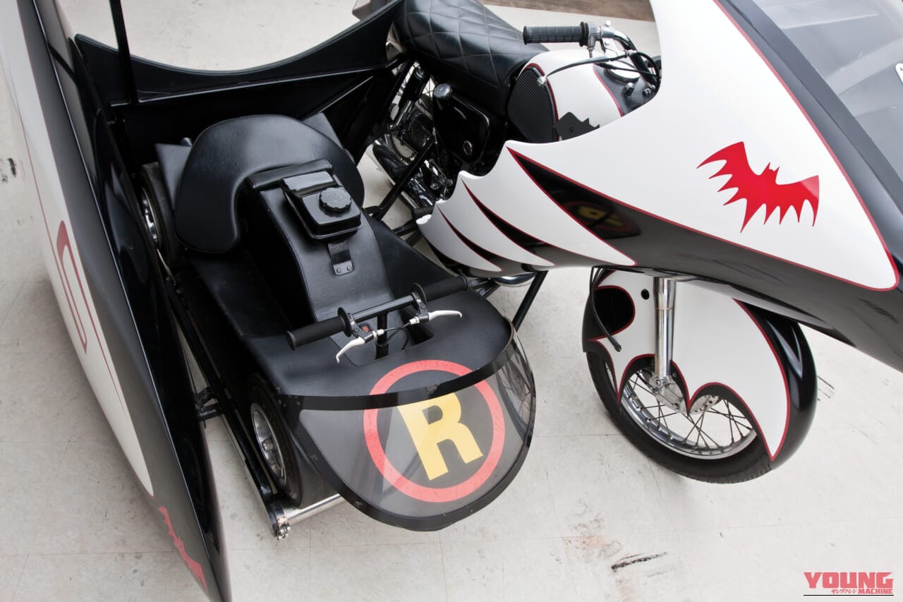 1966年｜バットサイクル｜「えっ、50年前のヤマハのバイクが？」「これ本物なのか」防弾仕様（設定）の当時ものが1966年からタイムスリップ！