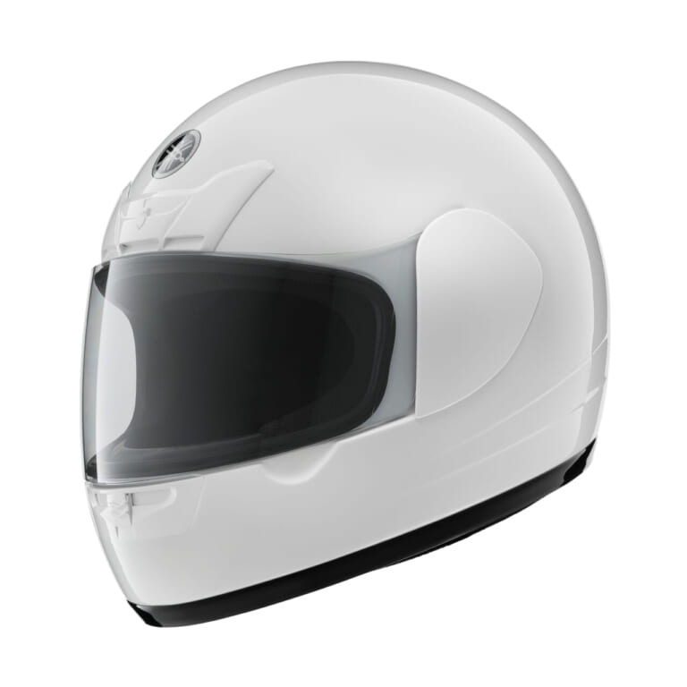 YF-1S Roll Bahn|ワイズギアの新作ヘルメットは「音叉マーク」推し!なんと、フルフェイスが16,500円、スライドサンバイザー付き万能ジェットが17,050円だ!