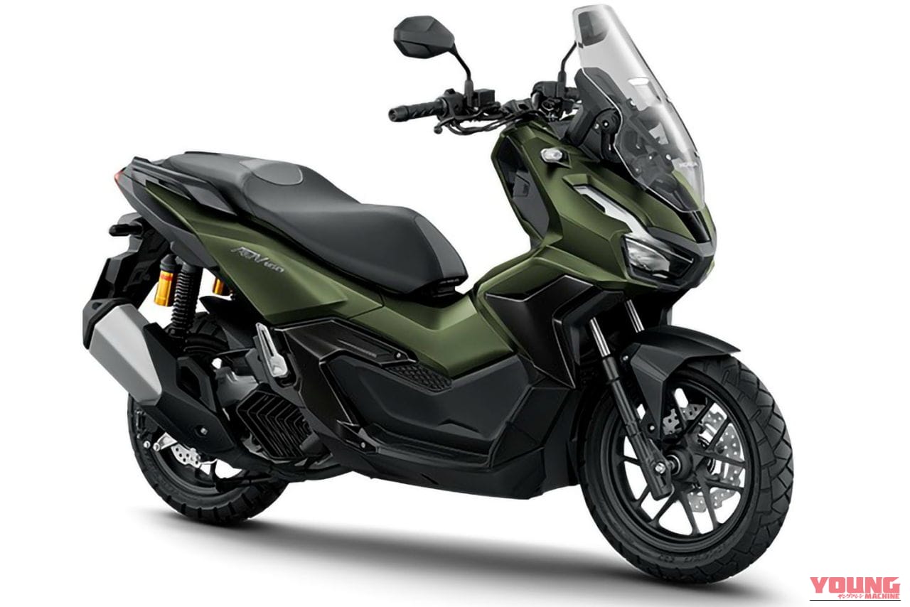 ホンダ｜ADV160｜タイ仕様｜2026年モデル｜ホンダ新型「ADV160」登場！ 5インチTFTを採用、“ブラックエディション”も新設定の軽二輪スクーター【海外】