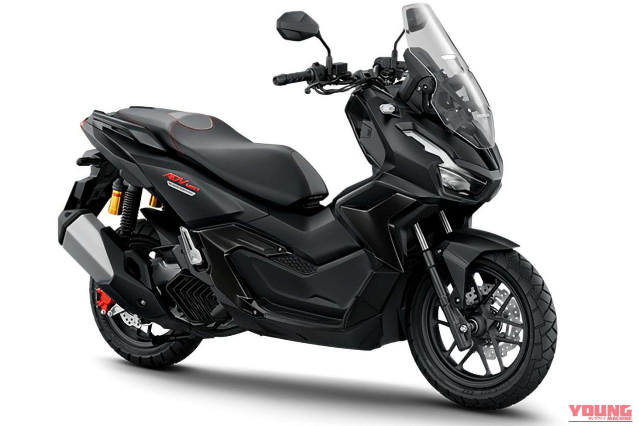 ホンダ｜ADV160｜タイ仕様｜2026年モデル｜ホンダ新型「ADV160」登場！ 5インチTFTを採用、“ブラックエディション”も新設定の軽二輪スクーター【海外】