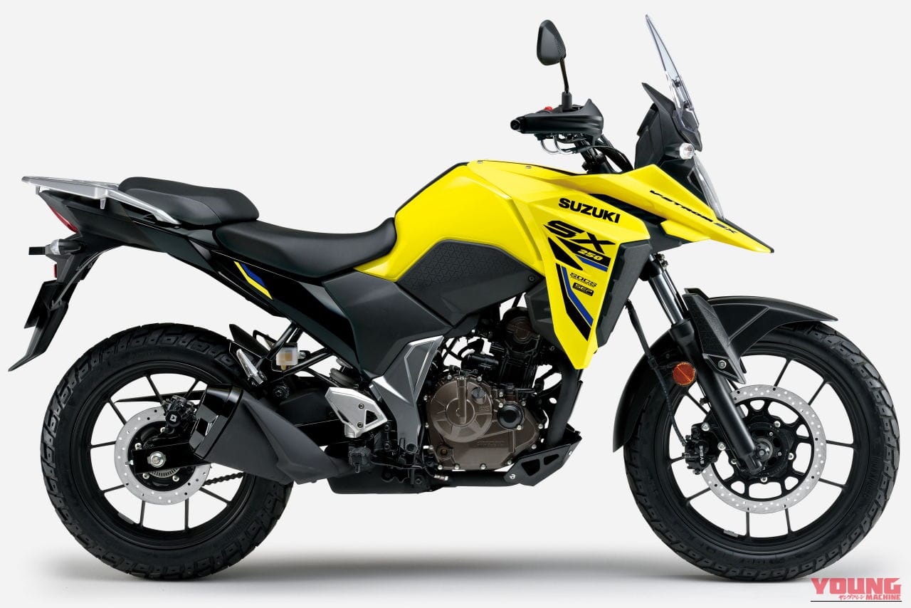 ｜60万円切りをキープ！ スズキ「Vストローム250SX」の2026年モデル登場、新色とグラフィック変更で全カラー刷新