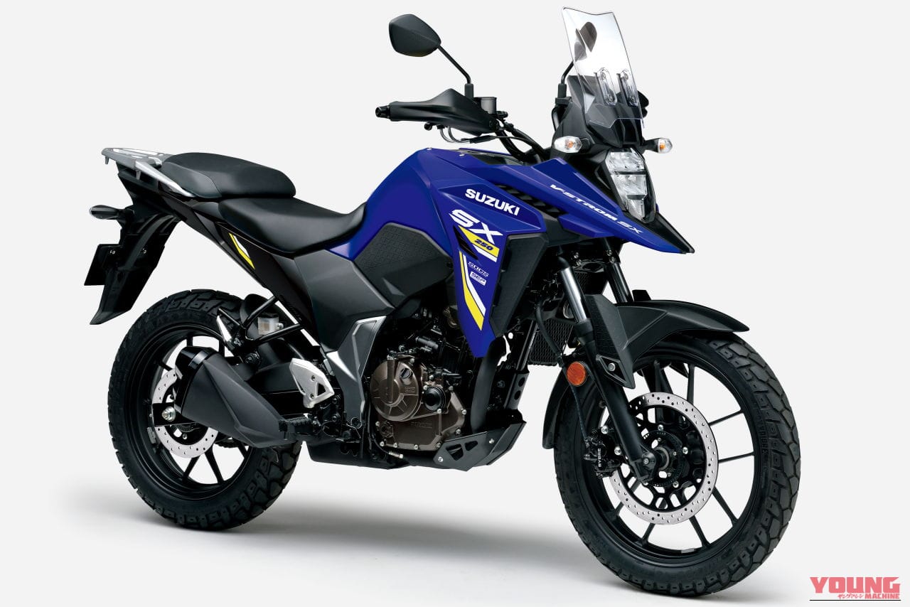 ｜60万円切りをキープ！ スズキ「Vストローム250SX」の2026年モデル登場、新色とグラフィック変更で全カラー刷新