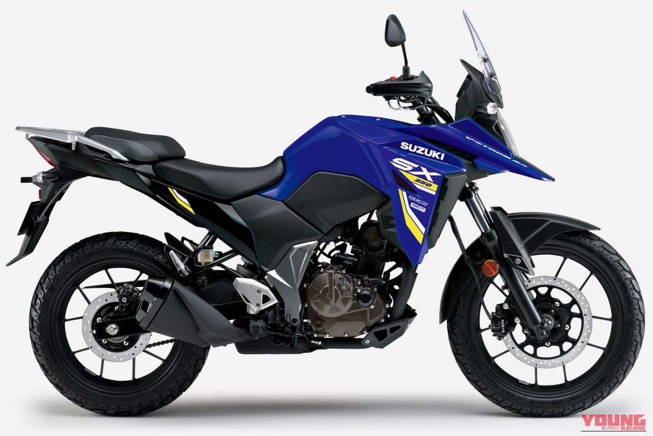 ｜60万円切りをキープ！ スズキ「Vストローム250SX」の2026年モデル登場、新色とグラフィック変更で全カラー刷新