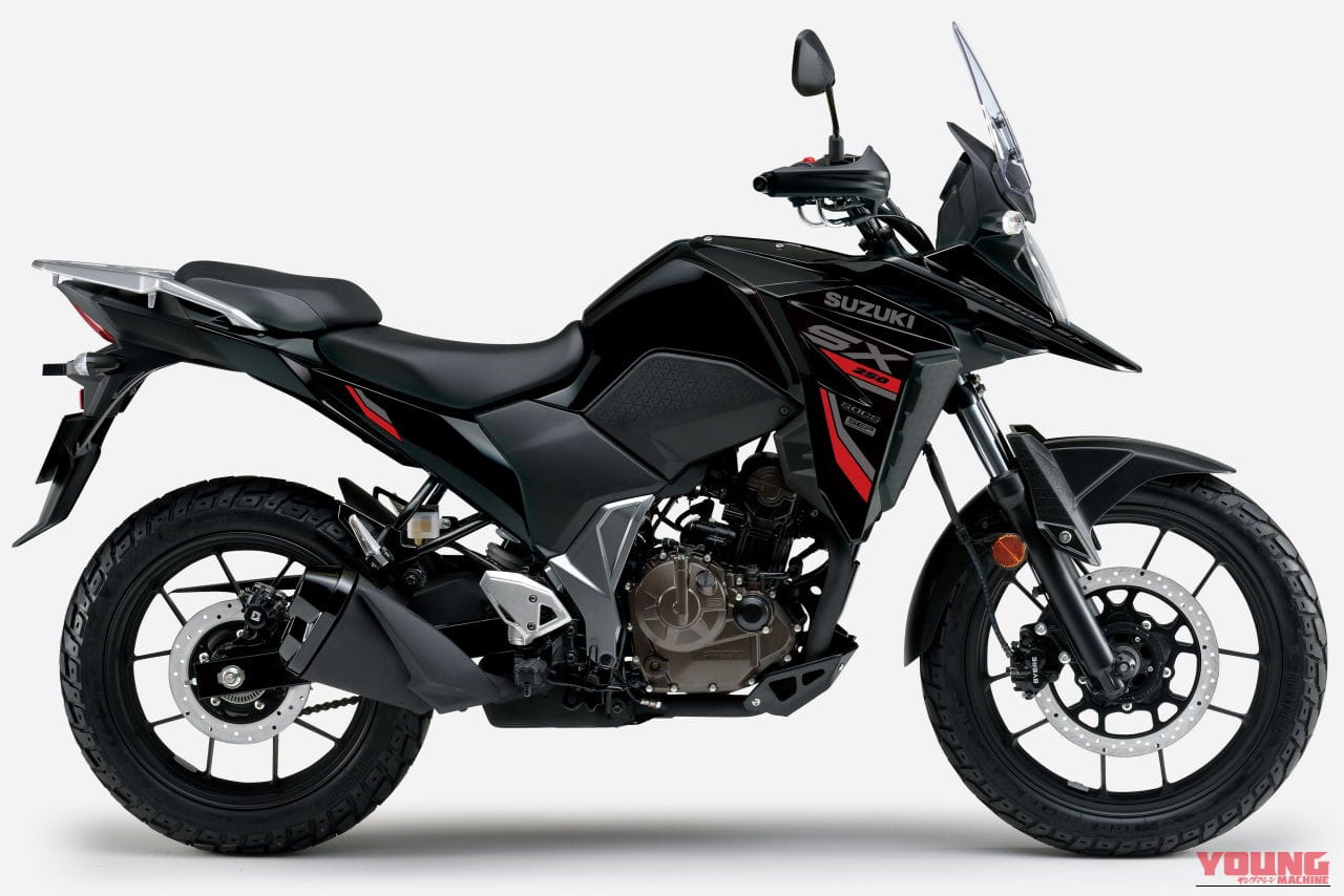 ｜60万円切りをキープ！ スズキ「Vストローム250SX」の2026年モデル登場、新色とグラフィック変更で全カラー刷新