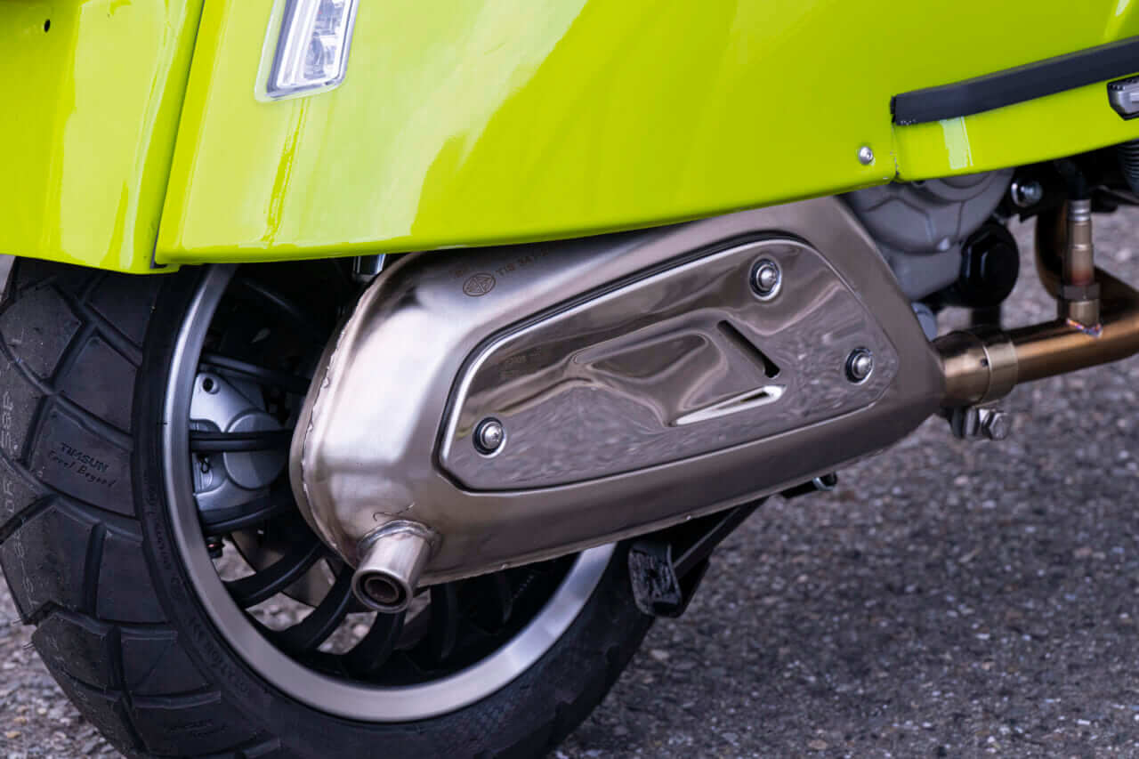 RoyalAlloy|ロイヤルアロイ|GP250SE|サイレンサー|マフラー|【RoyalAlloy】鉄スクーターの質感と現代技術が融合・GP250SE