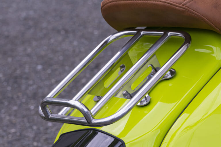 RoyalAlloy|ロイヤルアロイ|GP250SE|リアキャリア|【RoyalAlloy】鉄スクーターの質感と現代技術が融合・GP250SE