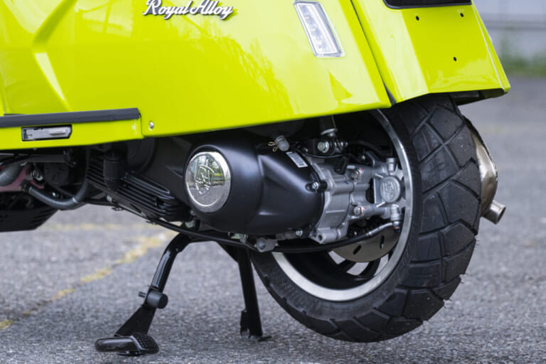 RoyalAlloy|ロイヤルアロイ|GP250SE|リヤブレーキ|【RoyalAlloy】鉄スクーターの質感と現代技術が融合・GP250SE