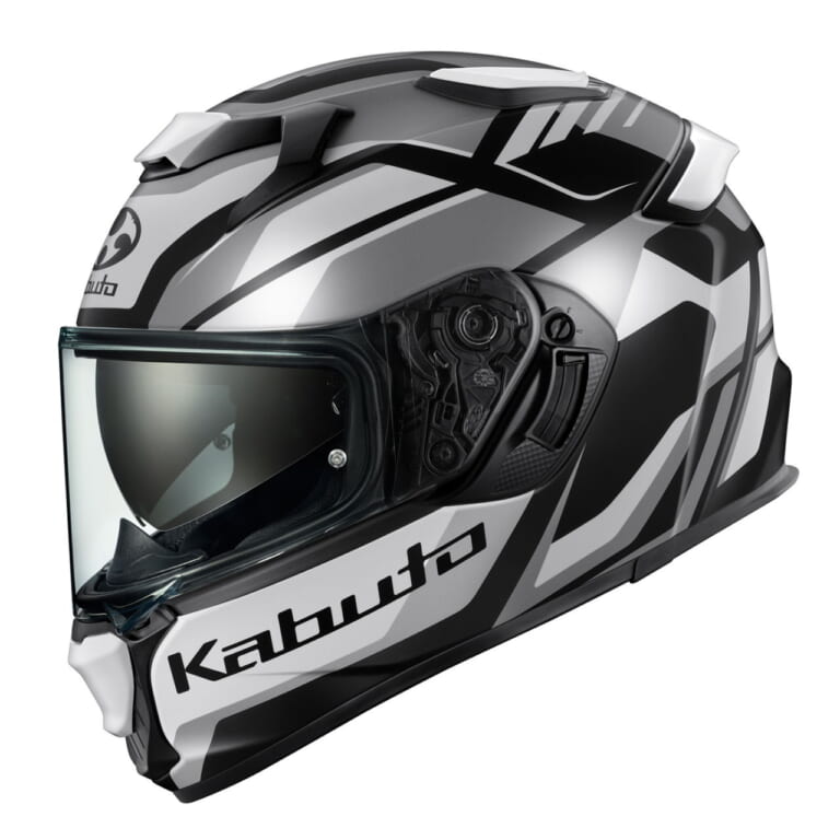 Kabuto KAMUI-5 GRAVIX｜インナーサンシェード付きフルフェイス・Kabuto「KAMUI-5」に2つのグラフィックモデルが登場