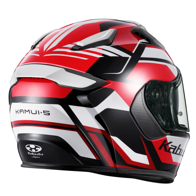 Kabuto KAMUI-5 GRAVIX|インナーサンシェード付きフルフェイス・Kabuto「KAMUI-5」に2つのグラフィックモデルが登場