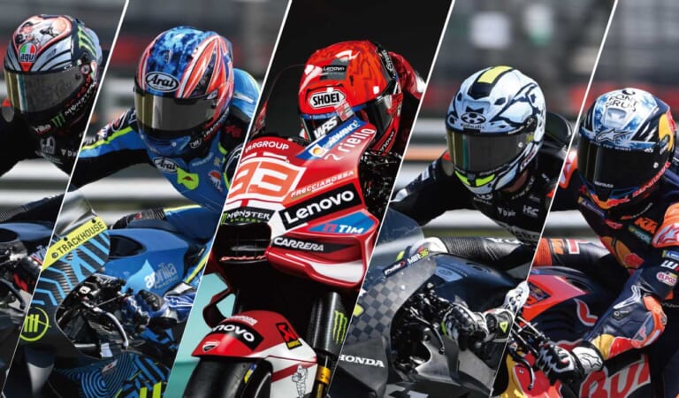 【2026最新】MotoGPヘルメット勢力図｜シェア1位をSHOEIが奪取！レプリカモデルの販売やキャンペーンの情報もお届け