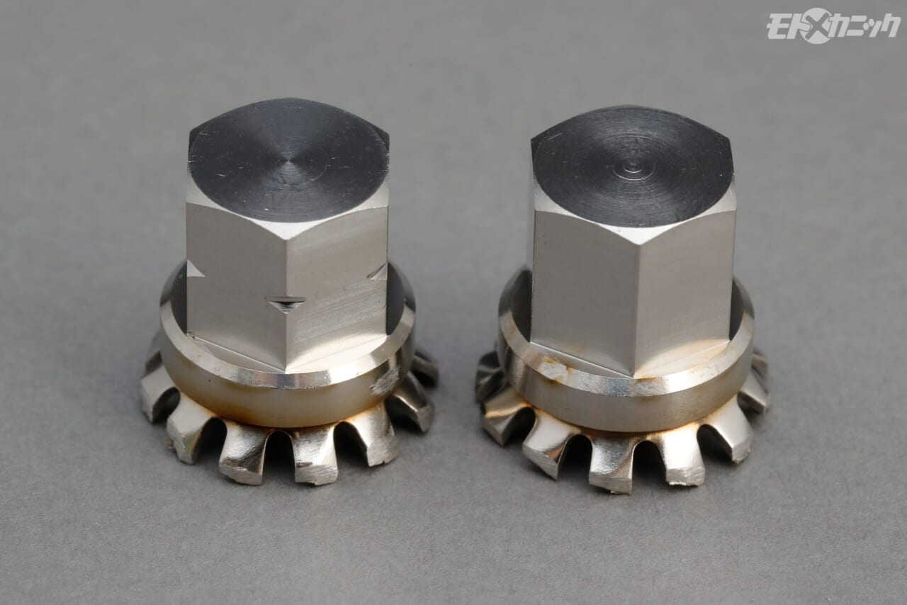 NGC｜タイヤバルブ放電ナット｜トランポユーザー注目!! NGC除電シリーズ最新作、キャップ一体型タイヤバルブ放電ナットが新発売