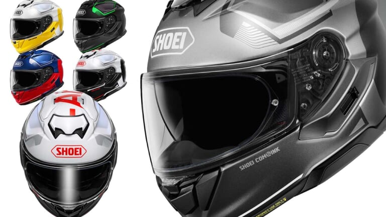 インナーサンバイザー付き、ツーリングフルフェイス SHOEI「GT-Air3」“MIKE”に新色追加！