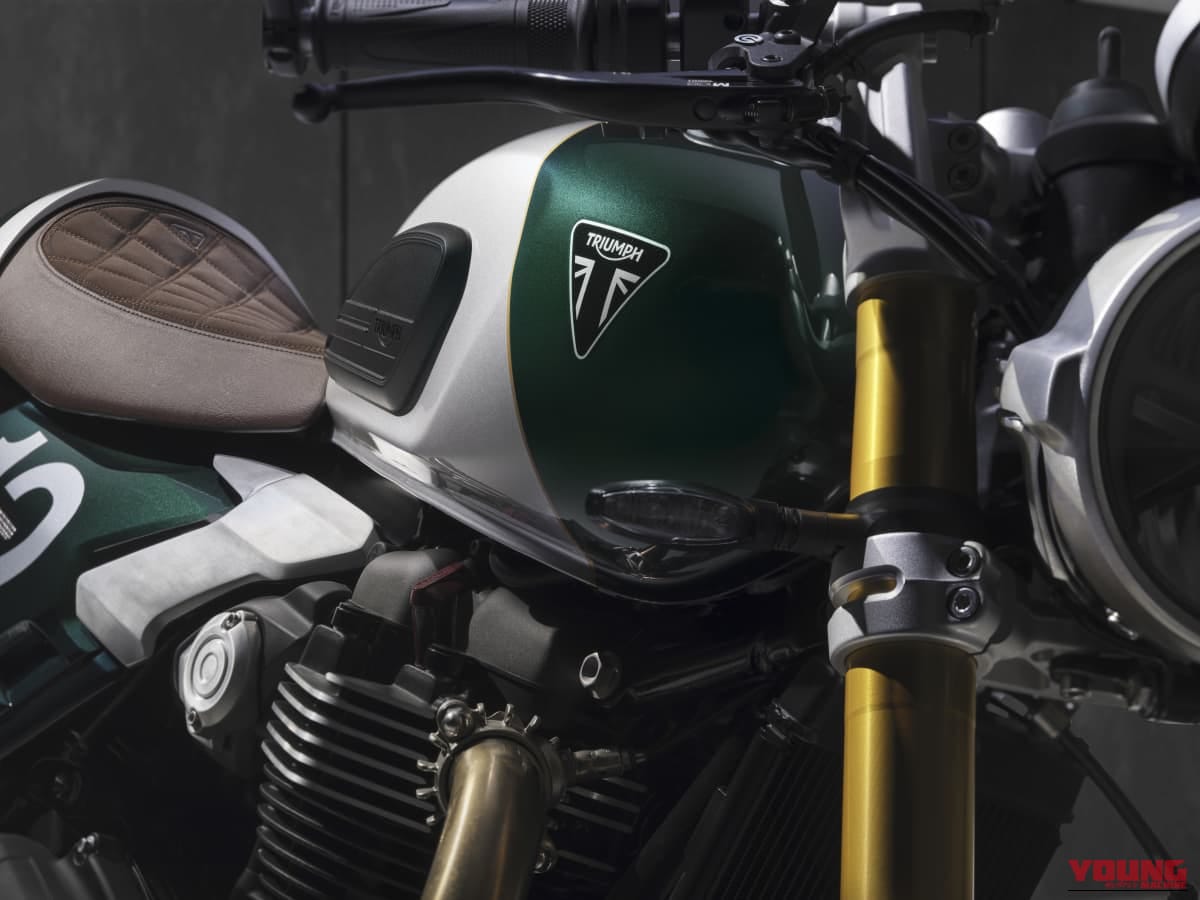 Triumph Speed Twin 1200 Cafe Racer Edition｜【世界限定800台】トライアンフ「スピードツイン1200 カフェレーサー・エディション」登場：セパハン/シングルシート採用の完成形ネオクラ