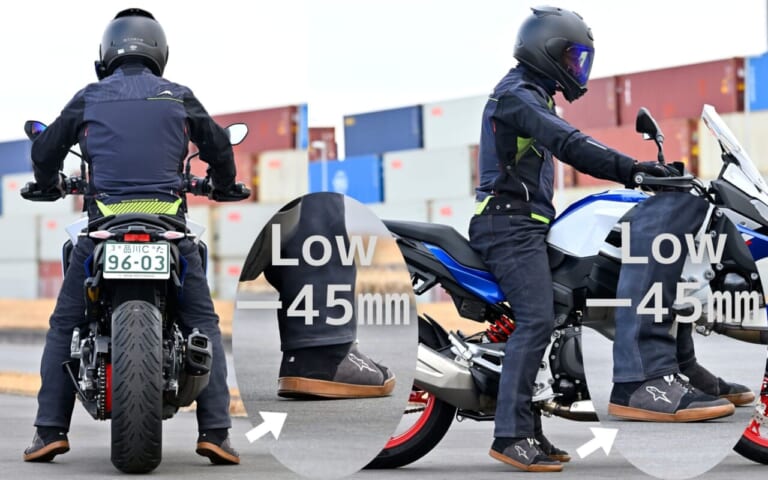 F900シリーズLow仕様|BMWのF900シリーズはLowダウン仕様を選べば空前絶後に足着き性が良くなる!