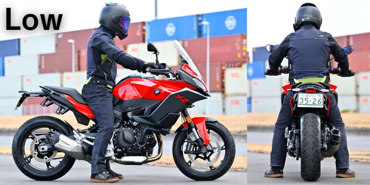 ｜BMWのF900シリーズはLowダウン仕様を選べば空前絶後に足着き性が良くなる！　