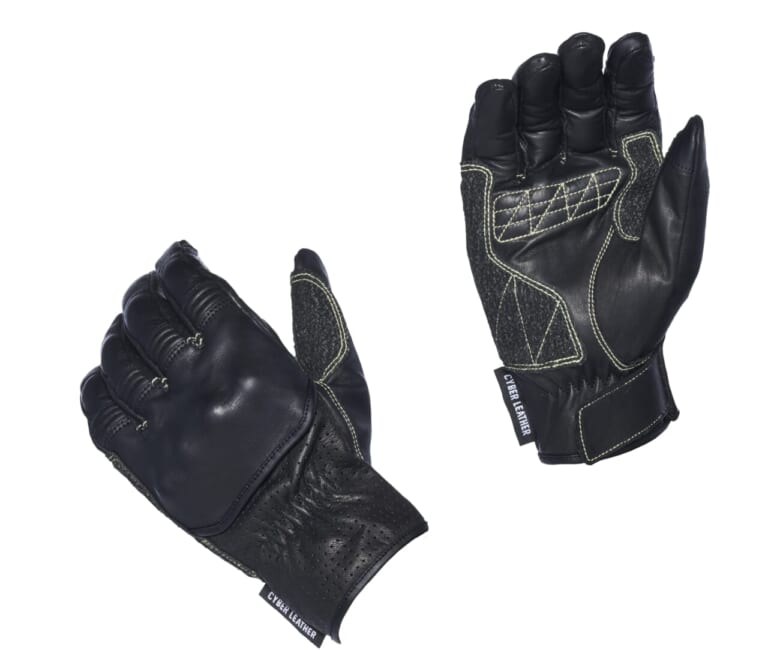 YL4007 CYBERLEATHER プロテクト グローブ|ワイズギアの新作ヘルメットは「音叉マーク」推し!なんと、フルフェイスが16,500円、スライドサンバイザー付き万能ジェットが17,050円だ!