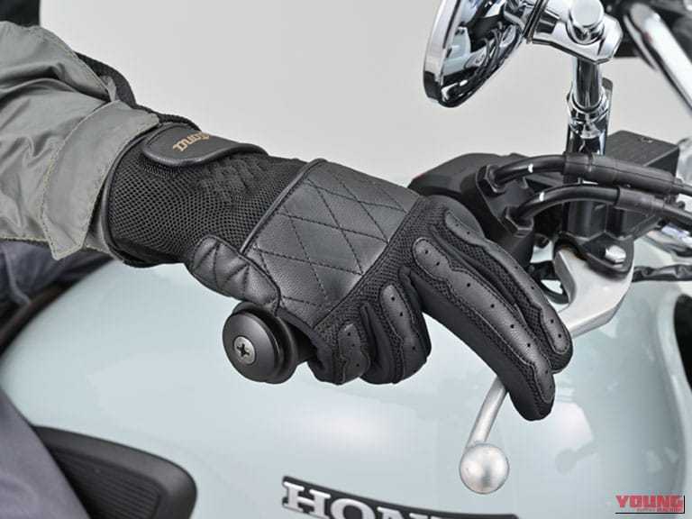 HBG-065 カフェメッシュグローブ|【2026新作】デイトナのバイク用メッシュグローブ2選|山羊革で安全&春夏も涼しい!