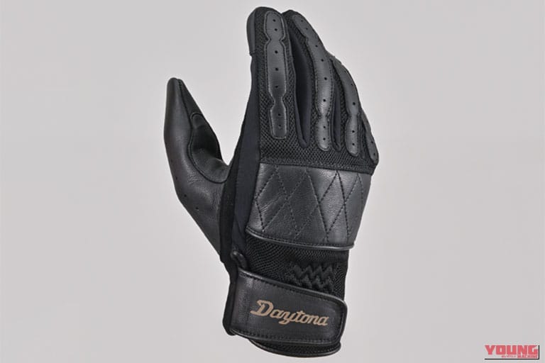 HBG-065 カフェメッシュグローブ|【2026新作】デイトナのバイク用メッシュグローブ2選|山羊革で安全&春夏も涼しい!