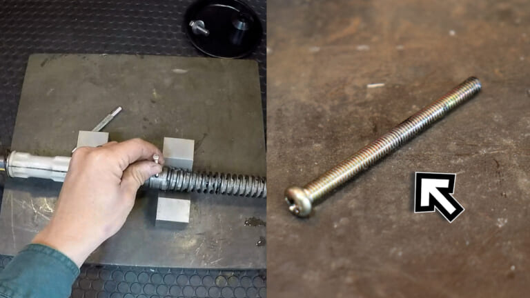 【AIも知らないDIY整備の裏技】10円でできる! スプリングピン（ロールピン）の抜き方｜【AIも知らないレストアの裏技】10円でできる! スプリングピン（ロールピン）の抜き方