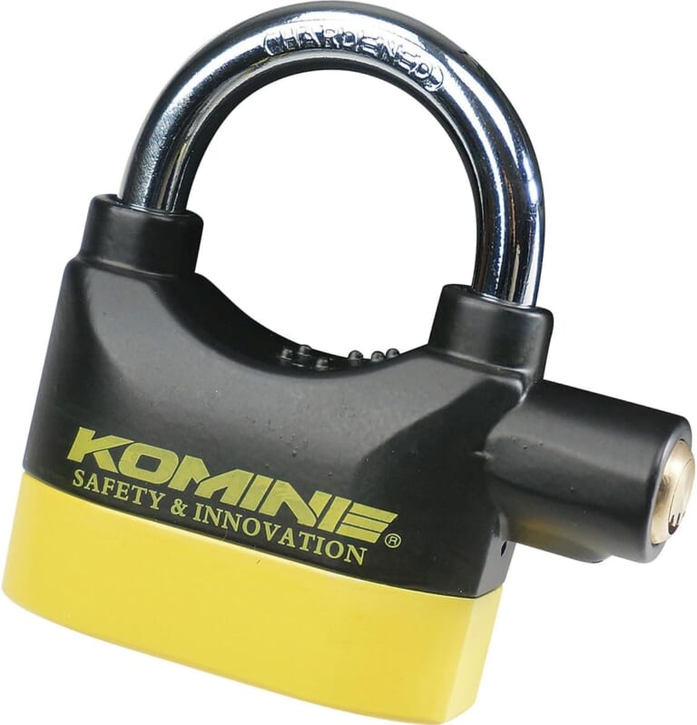 南京錠にアラームを内蔵。予算3000円以下でバイク盗難防止に効くアイテムがこれ