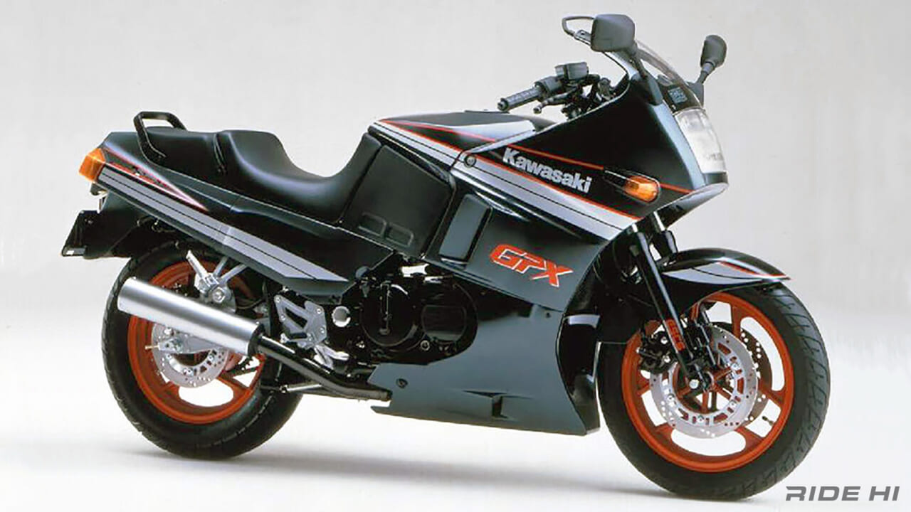 kawasaski｜GPX400R｜1987年モデル｜「どうしてこうなった……」アルミフレームをスチール化で轟沈したカワサキGPX400R！