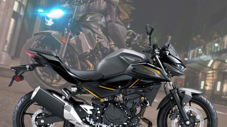 カワサキ新型車「Z500」の国内仕様が2月28日に発売決定！ 451ccツインエンジンに最新世代の“Sugomi”デザイン