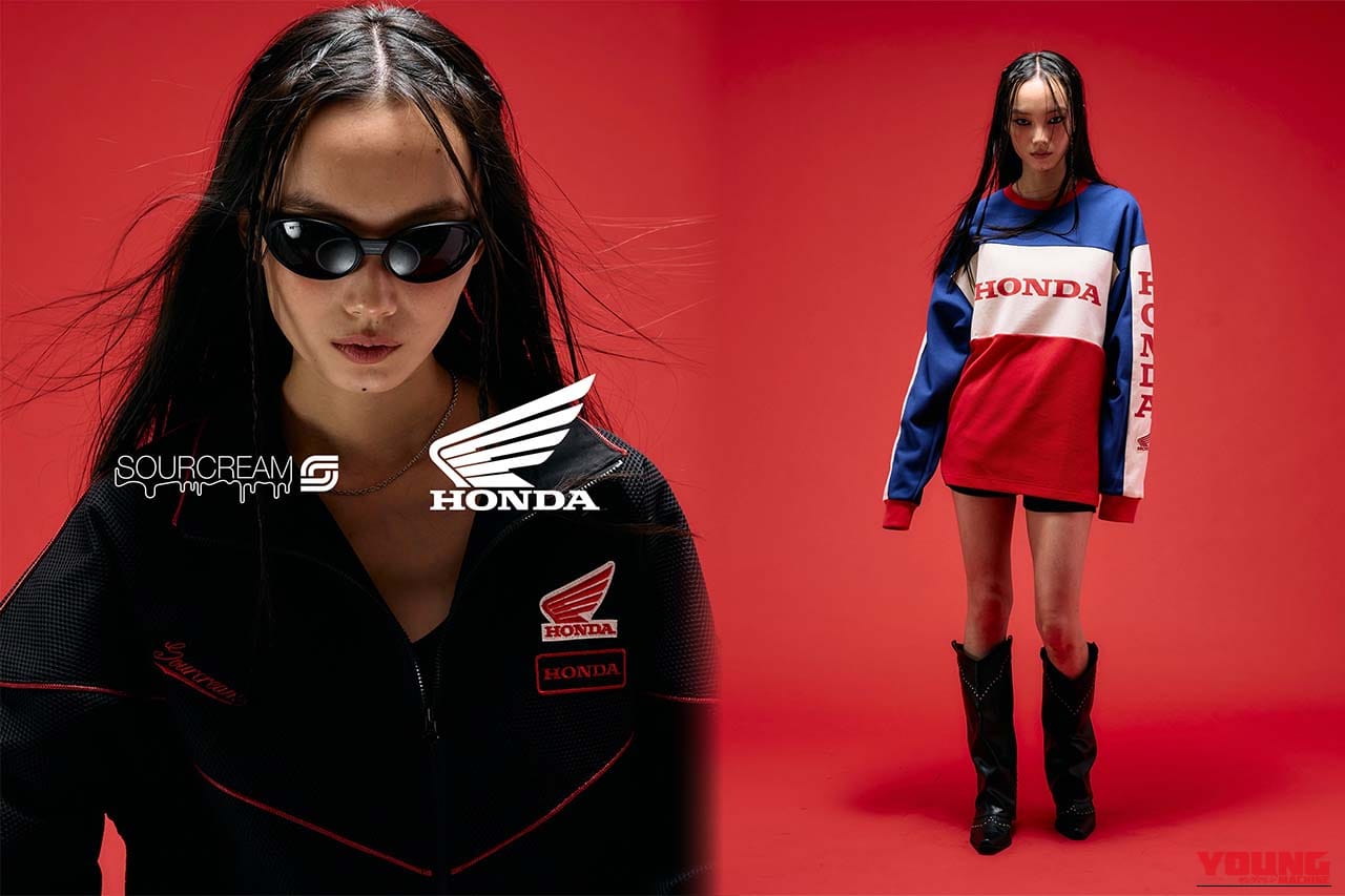 |ホンダ×Sourcream初コラボ!80sレトロなトラックジャケットやBMX TシャツがWHO’S WHO galleryで発売