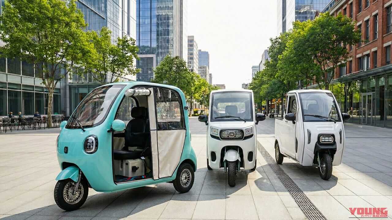 ガソリン代も車検もサヨナラ! 累計300台売れた「屋根付きEVトライク」が毎日の移動ストレスをゼロにする理由