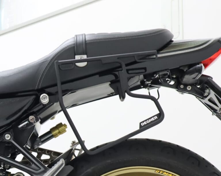 Z900RSの美しいフォルムを崩さず積載力アップ。デグナーのスライドレール一体型サドルバッグサポートで快適ツーリングを｜Z900RSの美しいフォルムを崩さず積載力アップ。デグナーのスライドレール一体型サドルバッグサポートで快適ツーリングを